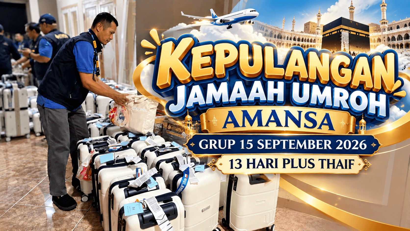 Jamaah Umroh Amansa Grup 15 September 2026 Tiba di Cilacap Dini Hari, Tutup Perjalanan 13 Hari dari Tanah Suci
