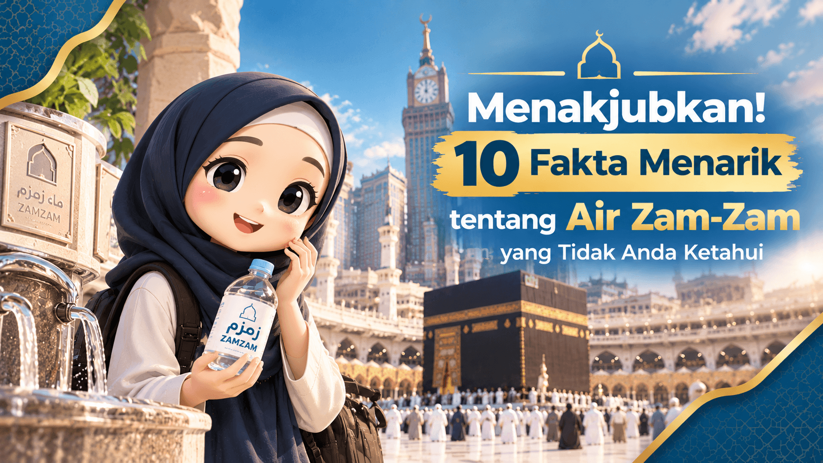 Menakjubkan! 10 Fakta Menarik tentang Air Zam-Zam yang Tidak Anda Ketahui