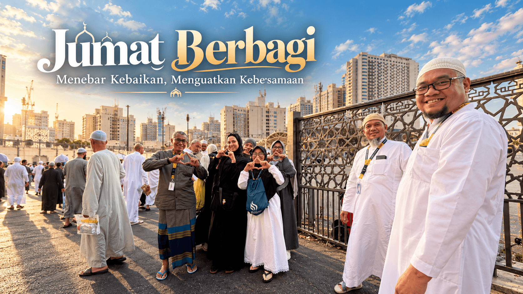 Jumat Berbagi Jamaah Umroh Amansa: Menebar Kebaikan, Menghadirkan Kebahagiaan