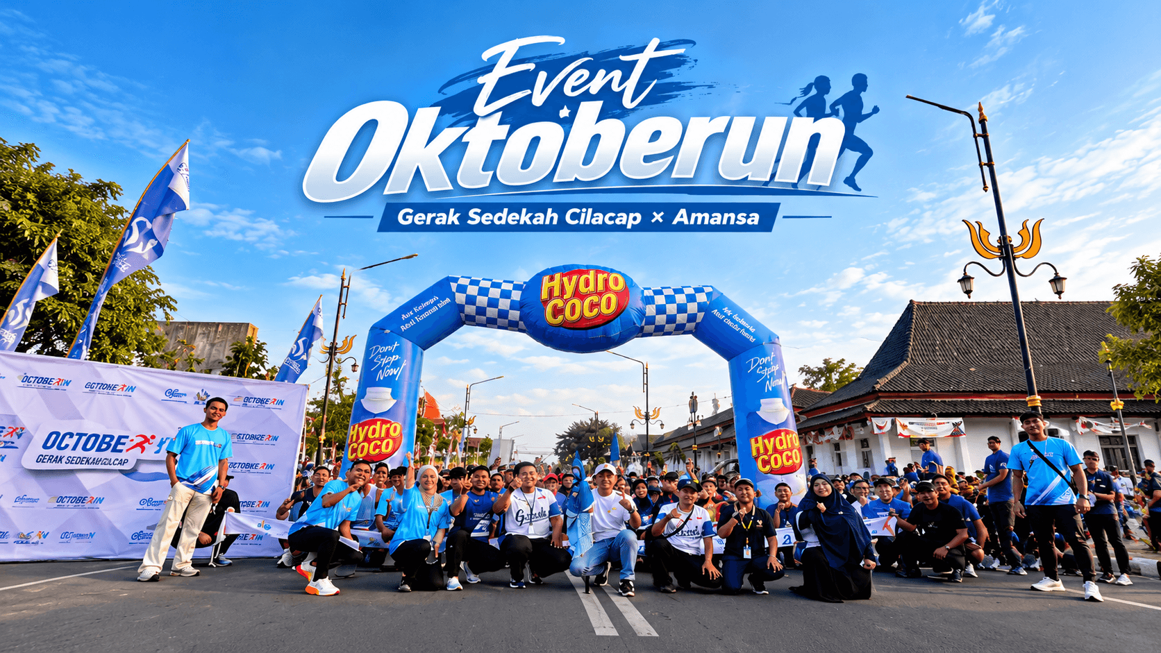 Amansa dan Yayasan Gerak Sedekah Cilacap Sukses Gelar Oktoberun 2026, Hadirkan 1.000 Peserta