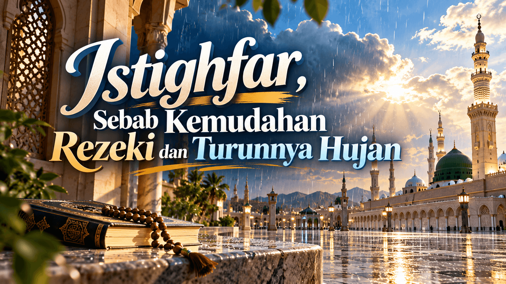 Istighfar, Sebab Kemudahan Rezeki dan Turunnya Hujan