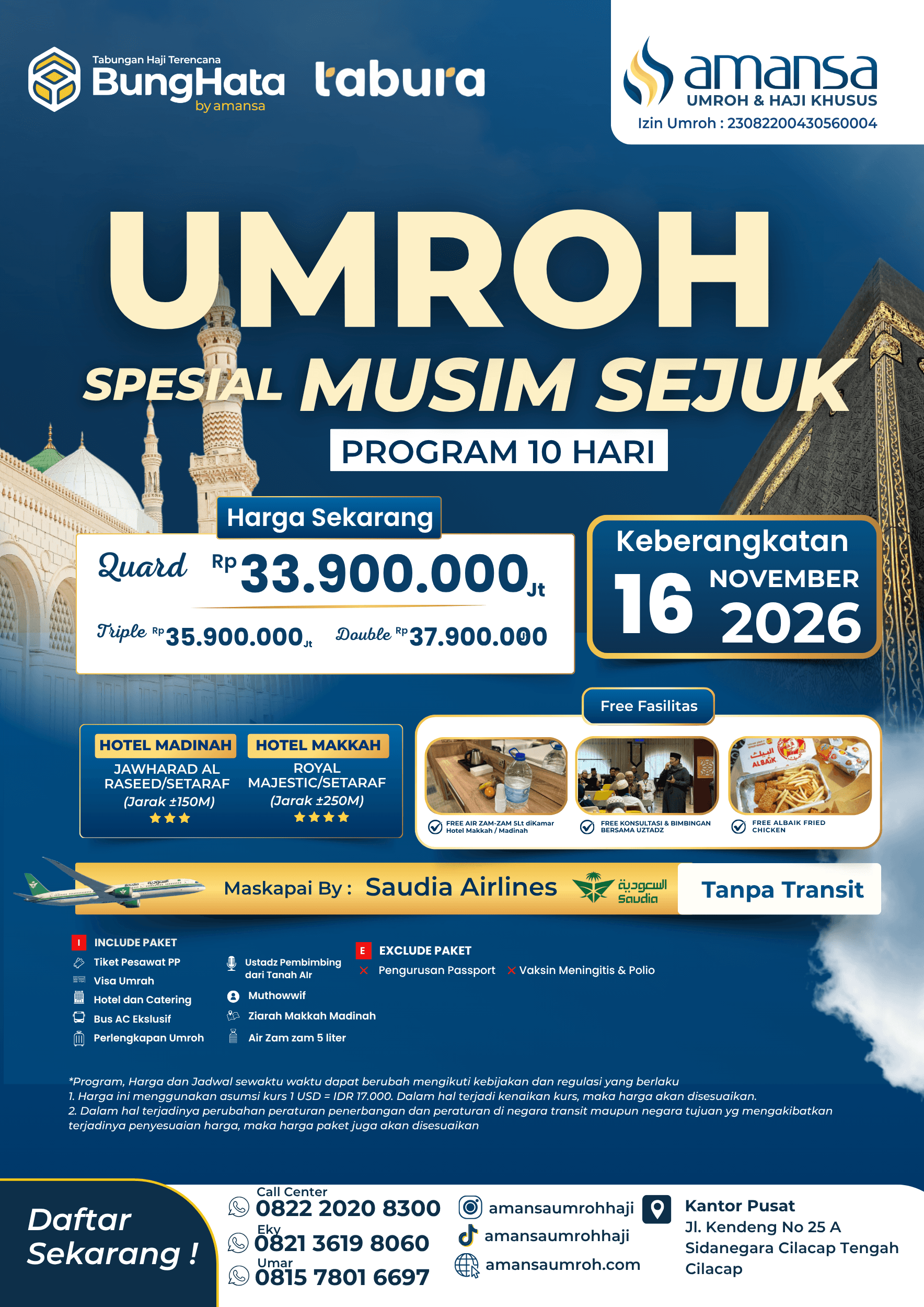 Paket Umroh 10 Hari