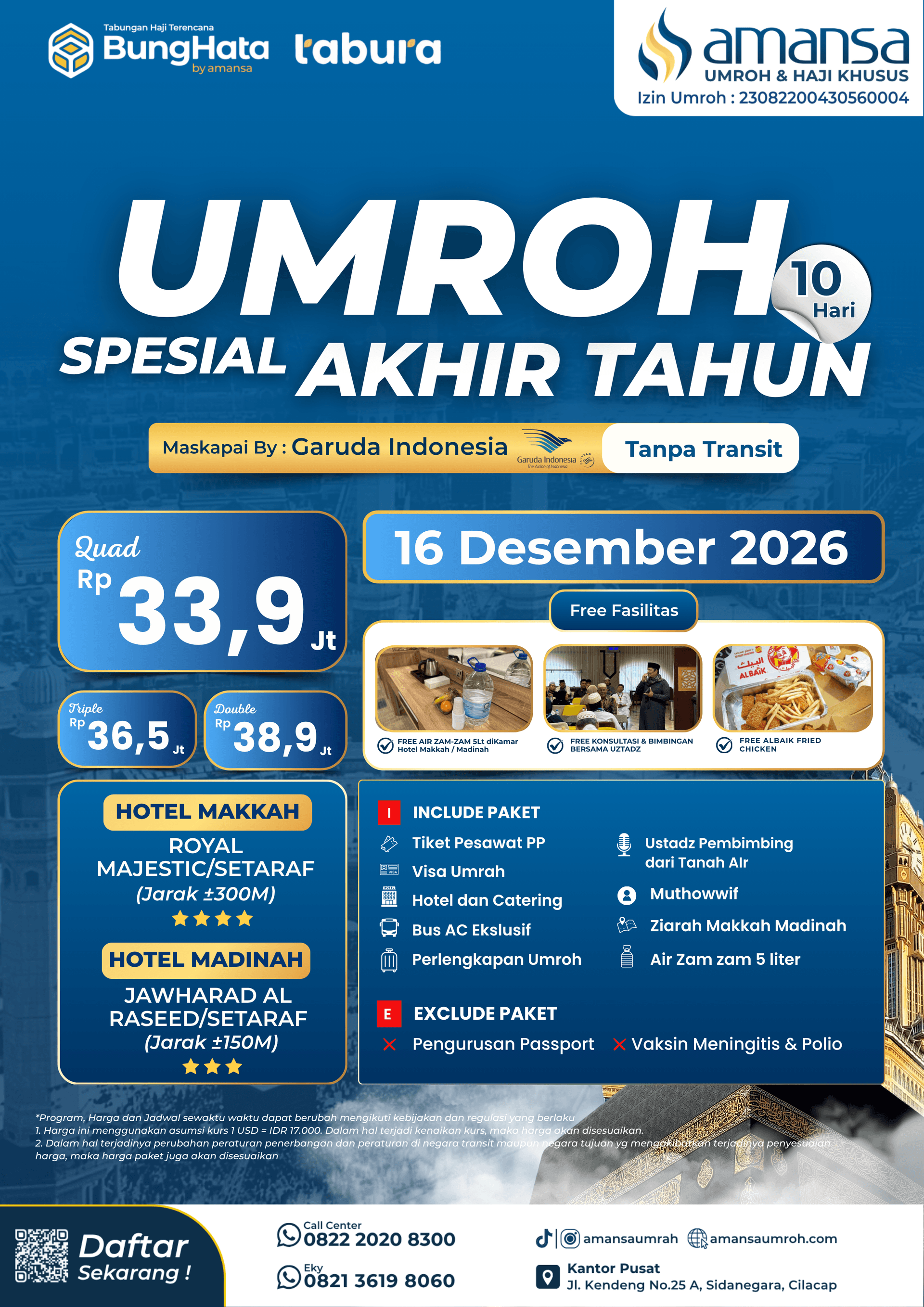 16 DESEMBER 2026 10 HARI